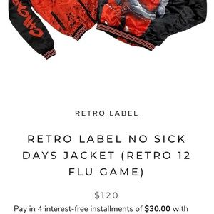 Flu Game Jacket
